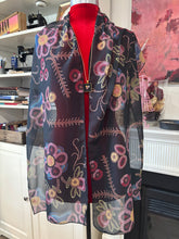 Load image into Gallery viewer, Floral beadwork printed scarf - large