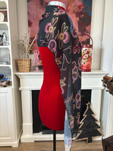 Load image into Gallery viewer, Floral beadwork printed scarf - large
