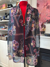 Load image into Gallery viewer, Floral beadwork printed scarf - large