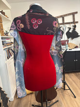 Load image into Gallery viewer, Floral beadwork printed scarf - large