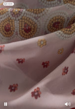 Load image into Gallery viewer, Homeland Heritage pink printed scarf - large chiffon SPECIAL INTRO PRICE!
